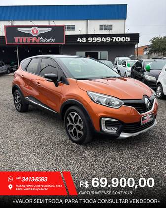 RENAULT CAPTUR 1.6 16V SCE FLEX INTENSE X-TRONIC RENAULT CAPTUR 1.6 16V SCE FLEX INTENSE X-TRONIC
